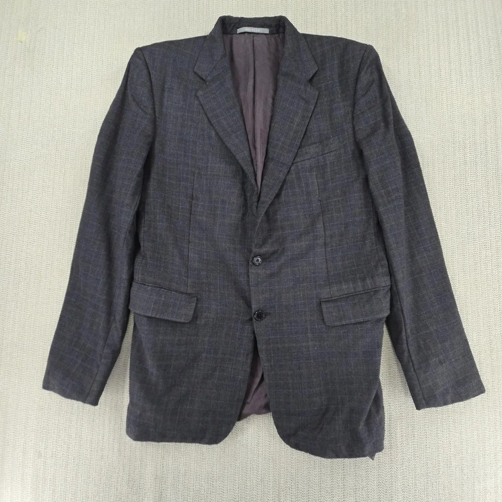 Hickey Freeman Blazer Mens 44 Gray Check Loro Piana Wool Suit Jacket Nordstrom